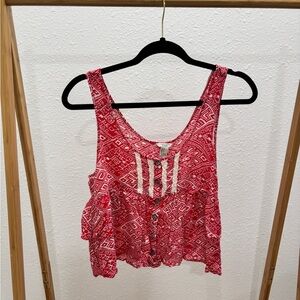 Forever 21 Red Tank Top